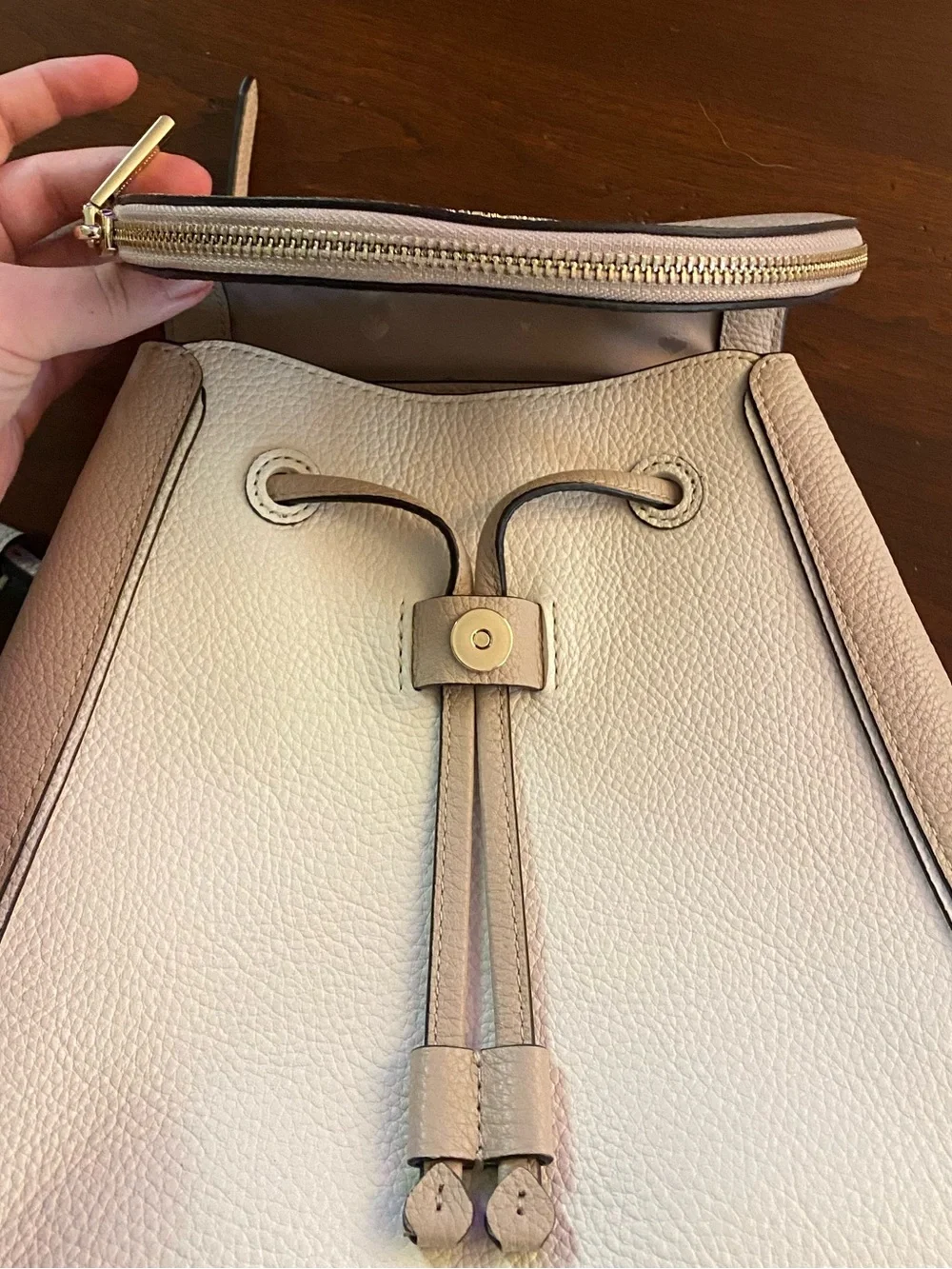 kate spade pebbled leather